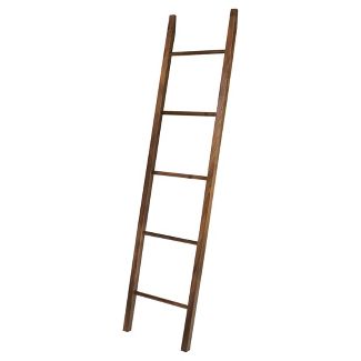 Decorative Ladder with Solid Walnut