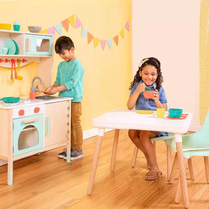 B. Toys Wooden Play Kitchen - Mini Chef Kitchenette