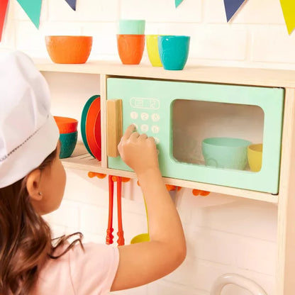 B. Toys Wooden Play Kitchen - Mini Chef Kitchenette