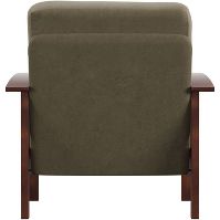 Hersey Mission Style Wood Accent Chair - Inspire Q