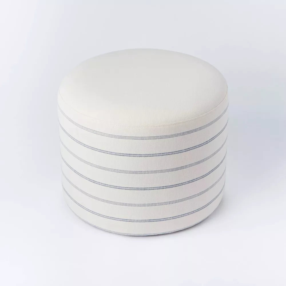 Upholstered Round Cube