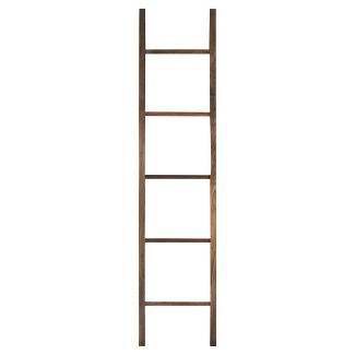 Decorative Ladder with Solid Walnut